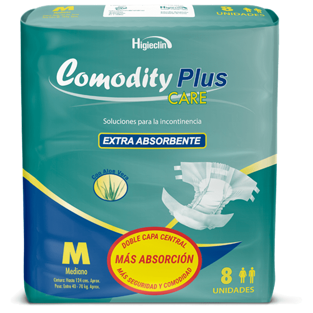 Pañal para adulto comodity Plus Mediano 8 und