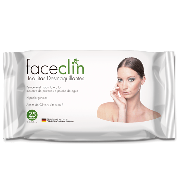 Toallas húmedas desmaquillante faceclin