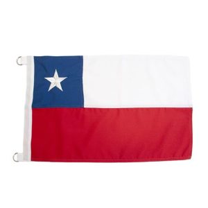 Bandera Chilena Bordada 60 x 90 cm